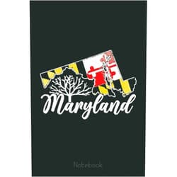 By Curtis Edwards (Author) Maryland flag and Pride Home Family, Vintage Maryland Notebook: American Flag 4th of July USA Patriotic, Journal 6 x 9, 110 Page Blank Lined Paperback Journal/Notebook