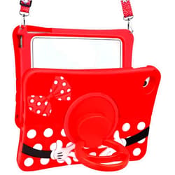 Lotadilo Cute Case for iPad iPad Mini 5 2019/Mini 4 2015 - Silicone 3D Design for Girls Women Teens Girly Kawaii Funny Cartoon Soft Stand for iPad 5th/4th Generation Case 7.9 inch with Lanyard
