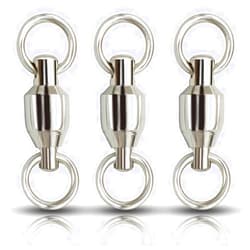 AMYSPORTS Ball Bearing Fishing Swivels Stainless High Strength Bearing Swivels Fishing Barrel Ball Fishing Swivel Freshwater Saltwater Connnector Accessories