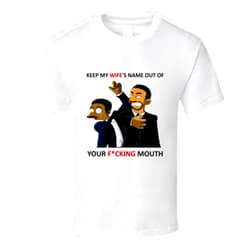The Village T Shirt Shop Will Smith Chris Rock Oscars Slap Parody Funny T Shirtrt T Shirt