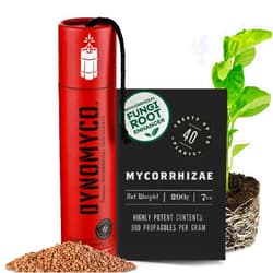 DYNOMYCO Granular Mycorrhizal Fungi Inoculant, 200g / 7oz – Boosts Root Growth, Yields & Nutrient Uptake – 900 Propagules/g, Concentrated Granules, & OMRI Listed – Biofertilizer for Plant Growth