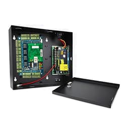 MENGQI-CONTROL 4 Doors Access Control System Core Control Components Metal 5A 110V-240V Power Supply Box and 4 Doors TCP/IP Access Control Panel Wiegand Controller,Computer Based Software,Remote Open