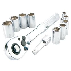 CRAFTSMAN Mechanics Tool Set, Metric, 1/4 Inch Drive, 11 Piece (CMMT34871)