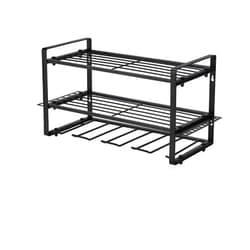 TRUELAND Power Tool Rack for Garage or Workshop Storage (4 Slots 3 Shelves)