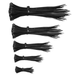ON THE WAY Zip Ties,ON THE WAY 500 Packs Djustable Durable Self Locking 4+6+8+10+12-Inch Width 0.16inch Assorted Size Wire Ties Ultra Strong Durable Nylon Cable Ties for Indoor and Outdoor