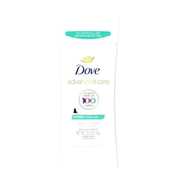 Dove Advanced Care Antiperspirant Deodorant Stick Sheer Cool Anti-stain antiperspirant deodorant for soft underarms All-day sweat and 72-hour odor protection 2.6 oz