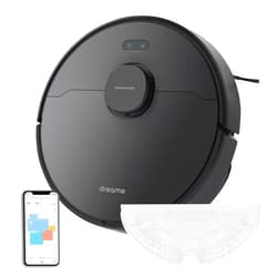 dreame D9 Max Robot Vacuum and Mop Combo, LiDAR Navigation, 4000Pa Strong Suction Power, 180mins Runtime, 2-in-1 Sweep and Mop, Compatible with Alexa
