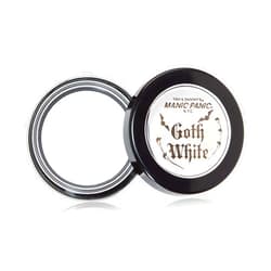 MANIC PANIC Goth White Cream to Powder Foundation - White Foundation for Goth Makeup, Cosplay & Halloween - Full Coverage & Matte Finish - Vegan & Cruelty-Free Cream Makeup