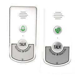 Diydeg Intercom Doorbell, Two Way Home Intercomunicador with 1000m Range & Rechargeable Battery, Home Security Electronic Doorbell Chimes for Home, Office, Classroom