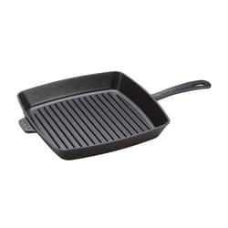 Staub Cast Iron 12-inch Square Grill Pan - Matte Black, Made in France