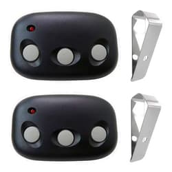 NGHTMRE 2024 Upgrade 2pcs LDO33, LDO50, LSO50, LDCO800 and LCO75 Garage Door Opener Remote for MCT-3 DNT00089 Megacode 318MHz Remote Control for Linear LD033 LD050 LS050 LC075 LDCO800 LSO50 LSO50-2T