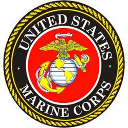 Pousutong United States Marine Corp - Sticker Graphic - Auto, Wall, Laptop, Cell, Truck Sticker for Windows, Cars, Trucks