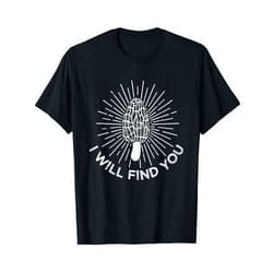 Cute Foraging Fungi Botany Lover Humor Designs Funny Morel Mushroom Gift Men Women Cool Mushroom Hunting T-Shirt