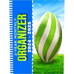 By BND 24 Dos Anos Publishing (Author) 2-Year Monthly Organizer 2024-2025: Hardcover / 8.5x11 Large Dated Monthly Schedule With 100 Blank College-Ruled Paper Combo / 24-Month Life ... White Rugby Football Outdoors Art Cover
