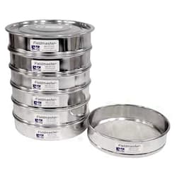 Wildco 78-700 Soil Sampling Sieve Set, Stainless Steel, 2