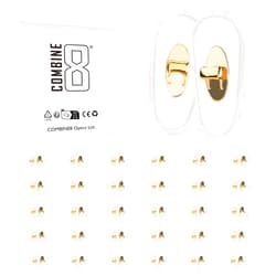 Combine8 Nose Pads Gold Glasses Nose Pad for Ray-Ban RB3604/RB7140/RB4071/RB3584/RB3614/RB6336/RB3523/RB3539/RB3540/RB3558/RB3545/RB3609/RB3595/RB8052-61mm/RB8054-59mm Sunglasses