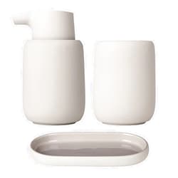blomus SONO Bathroom Accessory Set in Moonbeam (Cream)