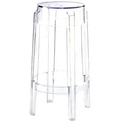Modway Casper Modern Acrylic Counter Bar Stool in Clear - Fully Assembled