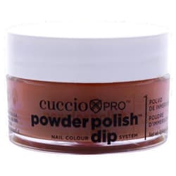 Cuccio Colour Powder Nail Polish - Lacquer For Manicure And Pedicure - Highly Pigmented Powder That Is Finely Milled - Durable Finish With A Flawless Rich Color - Easy To Apply - Rich Brown - 0.5 Oz, (I0097791)