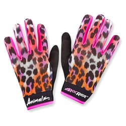 RocRide Animalz Full Finger Womens Cycling Gloves with Screen Compatible Tips. Mountain Biking, Road and BMX. Expressive Animal Print Designs.