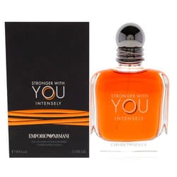 ARMANI Beauty GIORGIO ARMANI Emporio Stronger With You Intensely for Men Eau De Parfum, Clean, 3.4 Fl Oz