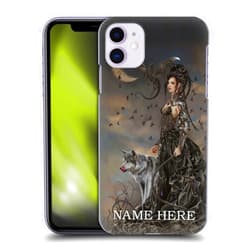 Head Case Designs Officially Licensed Custom Customised Personalised Nene Thomas Gothic Fairy Woman with Wolf Name and Initial Hard Back Case Compatible with Apple iPhone 11