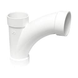 Canplas 194304 PVC DWV Long Turn T-Y, 4-Inch, White
