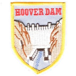 Deparl Hoover Dam Patch - Nevada Hydroelectricity (Iron on)