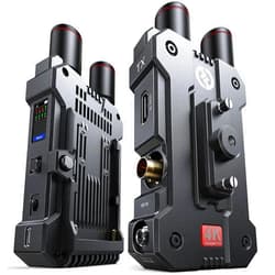 HollyView Hollyland Mars 4K Wireless Transmitter Receiver 5G SDI HDMI Video Transmission System, 4Kp30/1080p60, Support 23.98/29.97/59.94 FPS SDI Out, 450FT Los Range 66ms Latency, 4 App Monitoring (1TX+1RX)