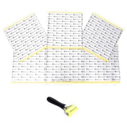 Rockville Rockmat RM12-S 12 Sq Ft Sound Dampening/Deadening Butyl Rubber Car Kit Silver