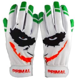 Primal Baseball Youth and Adult Smiley Joker Baseball Batting Gloves (Youth Small)