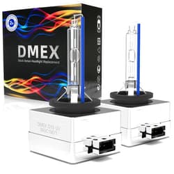 DMEX D1S Xenon HID Headlight Bulbs 6000K Cool White 35W 66144 66140 85140 85415 Replacement - Pack of 2(NOT fit Halogen Headlight Assembly)