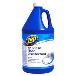 Zep, ZPEZUNRS128, No Rinse Floor Disinfectant, Blue,1Each