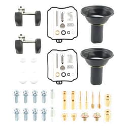 AUTOKAY 2 Set Carburetor Repair Kit Rebuild Float For Yamaha XVS650 V-STAR 1998-2015