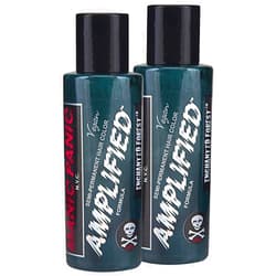 MANIC PANIC Enchanted Forest Hair Color - Amplified - (2PK) Semi-Permanent Hair Dye - Deep, Teal Green With Blue Undertones - For Dark & Light Hair - Vegan, PPD & Ammonia-Free For Coloring Hair