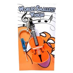 MunnyGrubbers - Original World's Smallest Violin Toy Keychain With Playable Sad Music - Tiny Mini Violin Keychain with Sound