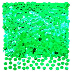 AWESON PARTY Green Foil Metallic Round Table Confetti Decor - Summer Tropical Jungle Safari Baby Shower Birthday Party Mylar Scatter Confetti Decorations, 60g