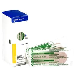 First Aid Only FAE-3100 SmartCompliance Refill Plastic Adhesive Bandages, 1