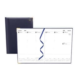 Letts of London® 2026 Classic Weekly Appointment Book and Planner, 12 Months, January to December, Gold Corners, Quarto Size, 10.25