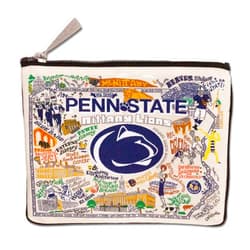 Catstudio Collegiate Zipper Pouch, Penn State University Travel Toiletry Bag, Ideal Gift for College Students or Alumni, Makeup Bag, Dog Treat Pouch, or Travel Purse Pouch