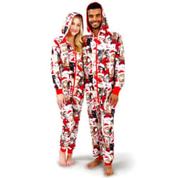 Giggling Getup Adults Christmas Hooded Pajamas, Christmas Jumpsuits Outfits