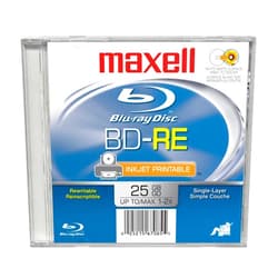 Maxell Bd-re 25GB Blu-ray PTC Rewritable 1-2X 25GB Blu-ray Disc