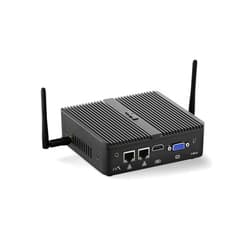 Baieyu Fanless PC Support Win 10 Pro, Industrial Mini PC Celeron J4125, 8GB DDR4 RAM 256GB SSD, Mini Computer 4K HD/VGA Dual Display, 2 Gigabit Ethernet, Dual RS232 COM, Dual Band WiFi, BT 4.0