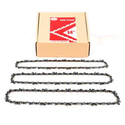 PETOX 3-Pack 14 Inch Chainsaw Chain 52 Drive Links, 3/8
