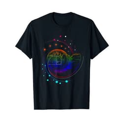 Fibonacci Shell or Fibonacci and Golden Ratio Fibonacci Shell or Golden Ratio and Spiral or Fibonacci T-Shirt
