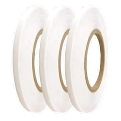 Armear 3 Rolls Double-Sided Tape for Arts, Crafts, Photography, Scrapbooking, Tear-by-Hand, Paper Backing 1/2-Inch X 27yds
