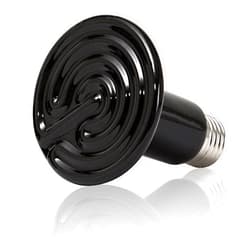 REPTI ZOO Reptile Ceramic Infrared Heat Emitter,110V 100W Infrared Bulb for Reptile Pet Coop and Glass Terrarium