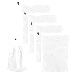 LUTER 11.8 x 9 Inch Pool Vacuum Mesh Bag Replacement, 4pcs Fine Mesh Filter Bag Pool Cleaner Net Fine Mesh Pool Cleaner Leaf Bag for Pool Vacuum Aquariums Ponds