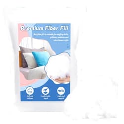 ZXIIXZ 1.8oz Polyfill Stuffing, Polyester Fiberfill Stuffing for Small Stuffed Animals, (1.8oz-1.87 lb) Fluff Premium Fiber Fill Crochet Stuffing for Crafts Diy Stuffing /50g