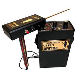 Britbe G3 Pro Long Range Metal Detector - Professional Gold Finder and Deep Seeking Geolocation Tracker - Discover Gold, Silver, Coins, Jewelry, and Treasure Black